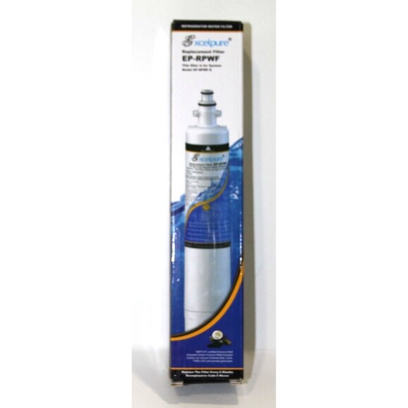 Excelpure EP-RPWF Refrigerator Water Filter Fits GE EP-RPWF-S Replacement Filter - Picture 1 of 4